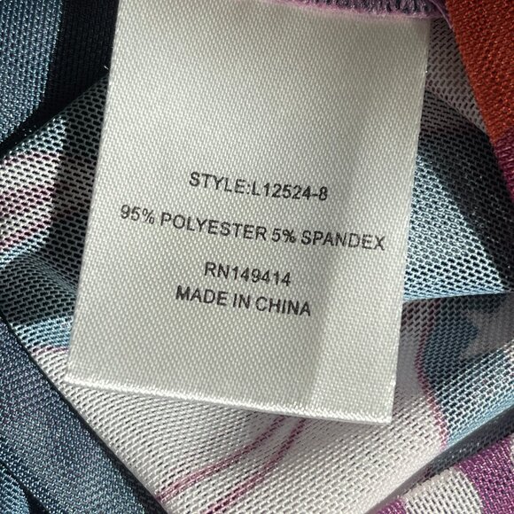 JOHNNY WAS Jade "Rebecca" Mesh Mock Neck Long Sleeve Tee is NWOT! Size SMALL - Picture 10 of 10